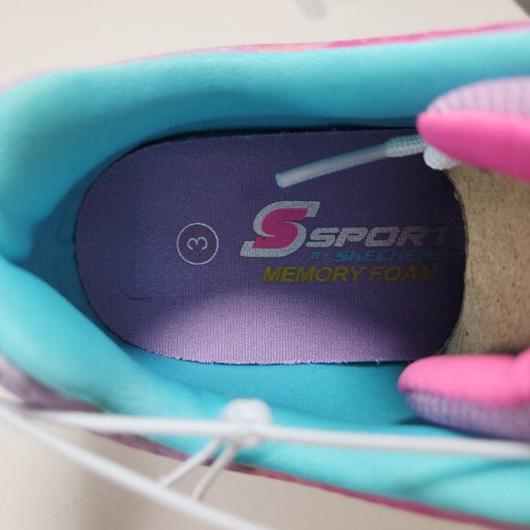 NWT S Sport By Skechers Girls Ilara Tie Dye Performance Sneakers 85073466 3 - Picture 7 of 16